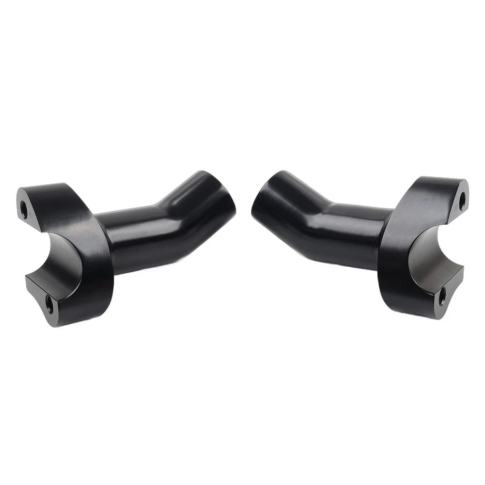 3 1/2" Pullback Handlebar Risers Fit Harley 1" Bar Dyna Softail Road King Black