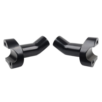 3 1/2" Pullback Handlebar Risers Fit Harley 1" Bar Dyna Softail Road King Black