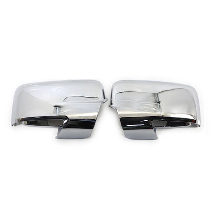 Mirror Covers W/ Bottom Turn Signal Cutout Fit Dodge Ram 1500 2013-2018 Chrome