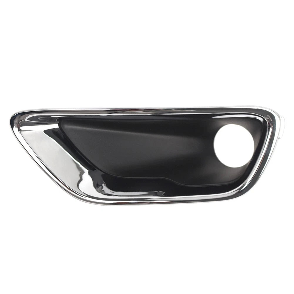 1x Left Fog Light Lamp Cover Bezel Chrome Trim For Jeep Grand Cherokee 2017-2021