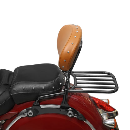 12" Rear Passenger Sissy Bar Fit For Indian Chief Classic 14-18 Dark Horse 16-18
