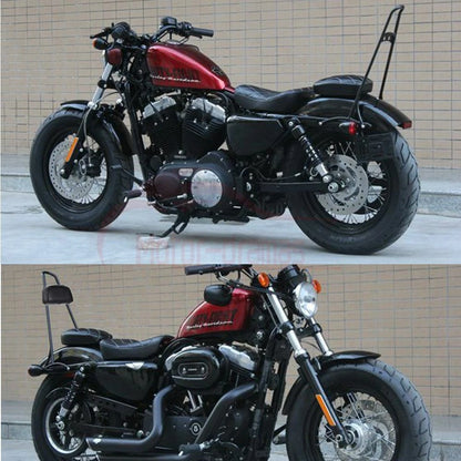 Detachable Passenger Sissy Bar Backrest Pad For Harley Sportster 1200 883 04-21