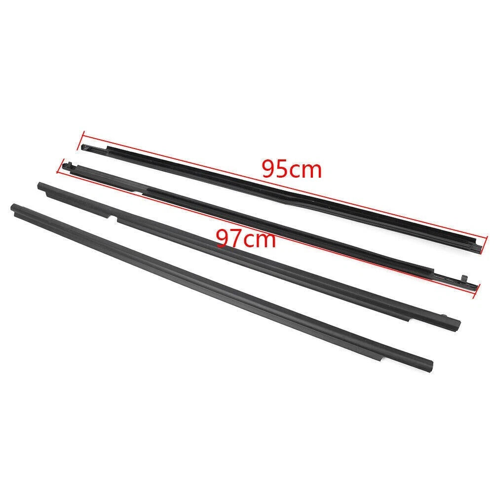 4X Weatherstrip Window Moulding Trim Seal Belt for Toyota Corolla 2009-2012 USA