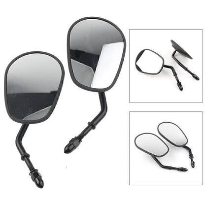 Rearview Mirror Side Mirror For Harley Dyna Iron 883 Fatboy Softail Sportster US