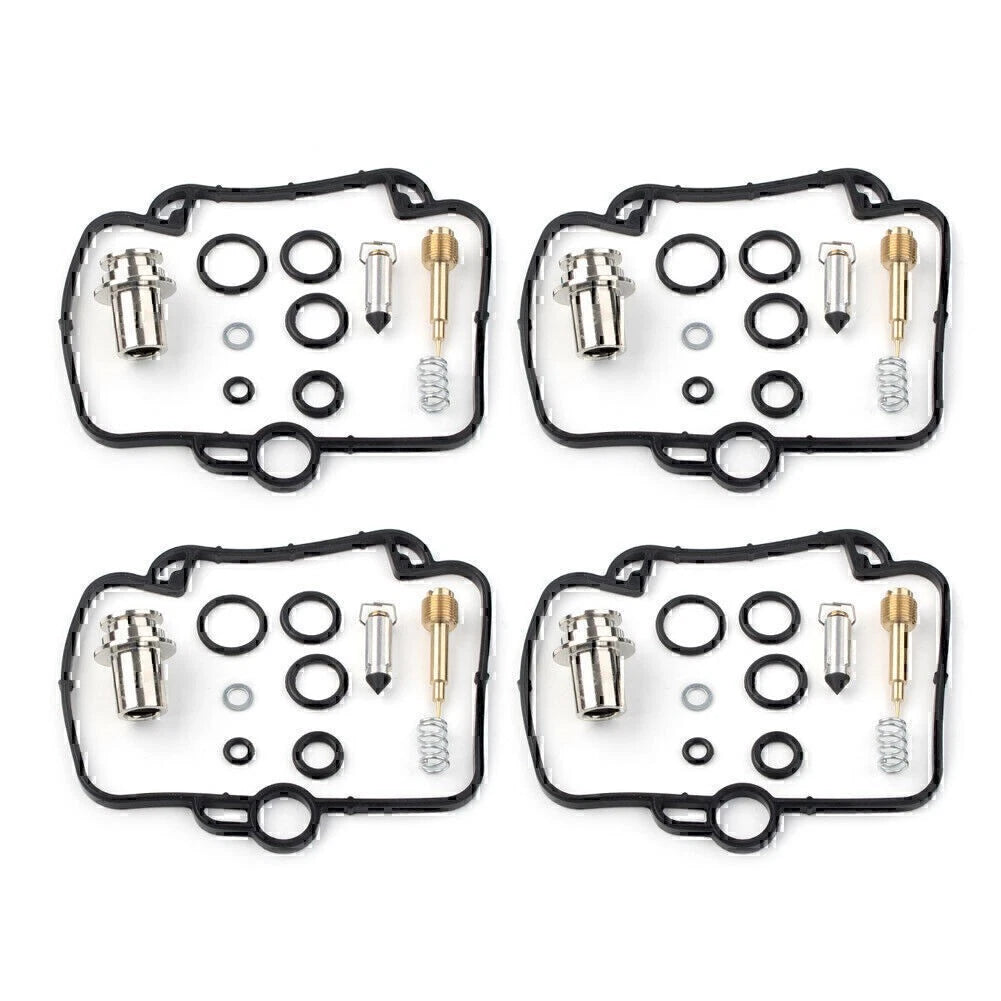 4 Set Carburetor Carb Rebuild Kit Repair For Suzuki GSXR750 90-91 GSXR750W 92-95