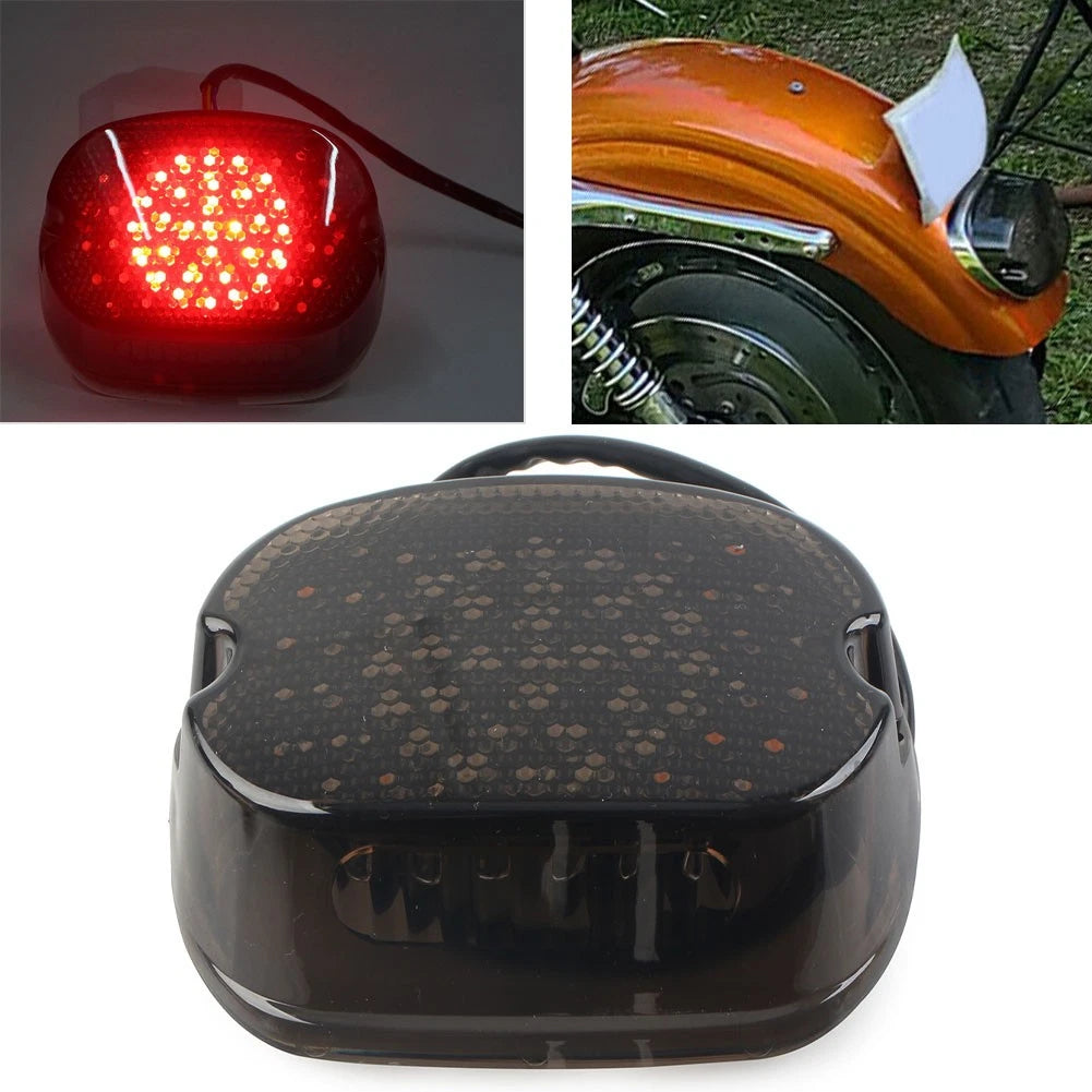 LED Brake Tail Light Integrated Turn Signal fit Harley Sportster Dyna Motorcycle