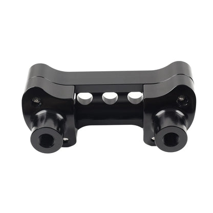 Handlebar Riser Top Clamp Mount For Harley Sportster Softail Dyna Road King Blk