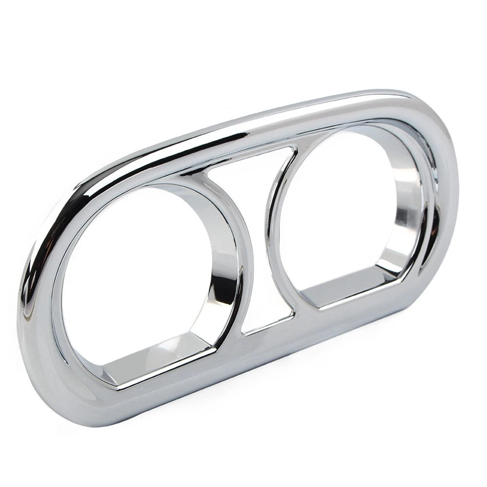 Motorcycle Chrome Gauge Bezel Trim Kit Fit Harley Road Glide FLTRX 2015-Later