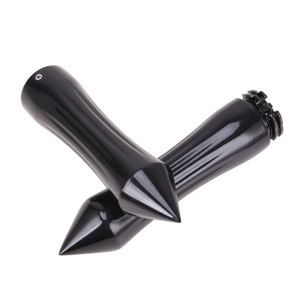 1" Motorcycle Spike Handlebar Hand Grips With Throttle For Harley Honda Kawasaki