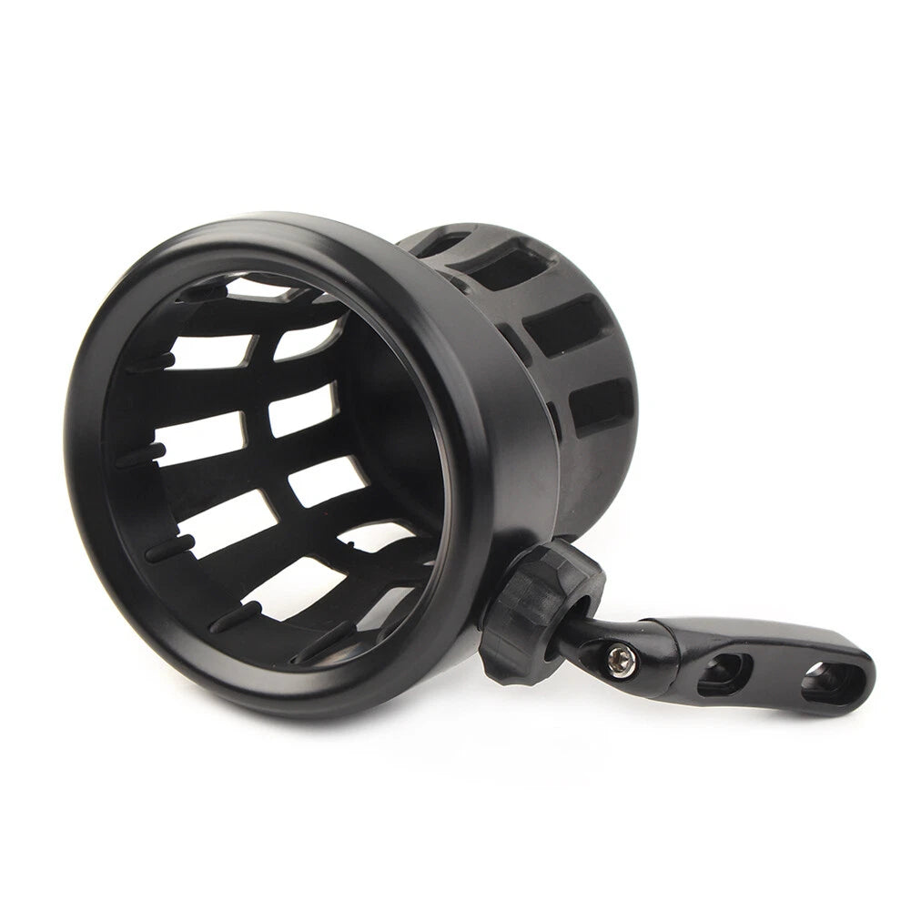 Handlebar Cup Holder Drink W/ Mesh Basket Mount Universal Fit Harley Motorcycle