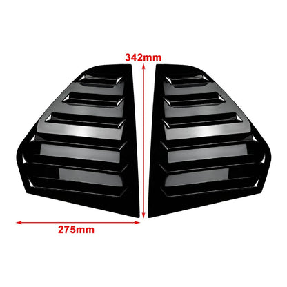 Rear Window Side Vent Shutter Louver Cover Trim For VW Golf 8 MK8 2020-2022 2021