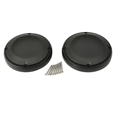 6.5" Lower Vented Fairing Pods Box+Speaker+Grills Fit For Harley Touring 14-24