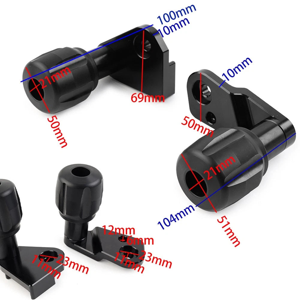 Engine Frame Slider Crashpads Protector For Suzuki GSXR1000 GSX-R1000 R 2017-21