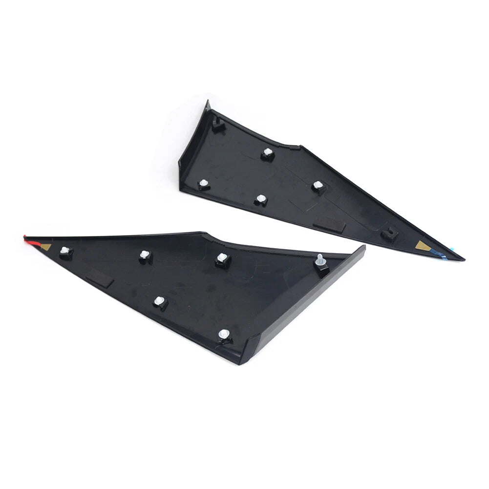 Glossy Black Rear Quarter Moldings Cover 62505-47012 For Toyota Prius 2016-2022