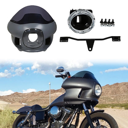 Headlight Upper Fairing Cowl Mount For Harley Softail Low Rider Street Bob 18-Up