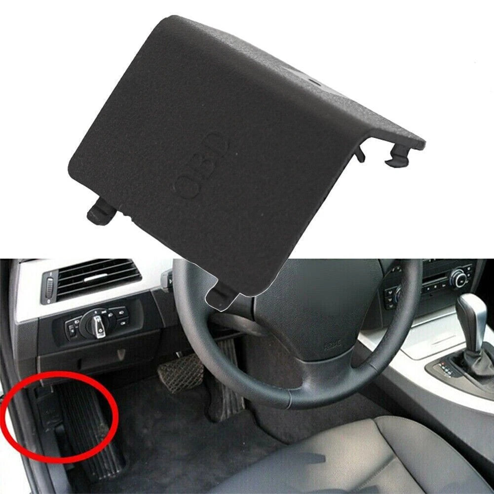 OBD Socket Cover Trim Decor 51437147538 LHD For BMW 3 Series E90 E91 E92 Black