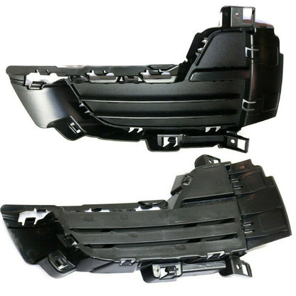 Bumper Grille For BMW X5 2014-2017 Set of 2 LH and RH Textured Closed Grid