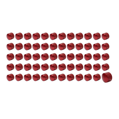 60X Engine Screw Bolt Cover Kit Red For Harley Fat Boy Electra Glide Dyna Red