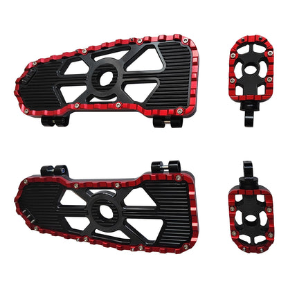 Driver Floorboards Footboards &10mm Rear FootPegs For Harley Electra Glide 09-Up