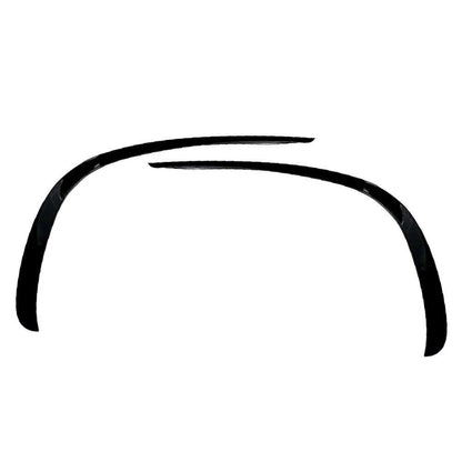 FrontBumper Splitter Air Vent Trim Fit Benz CLS-Class C257 2018-21 Glossy Black