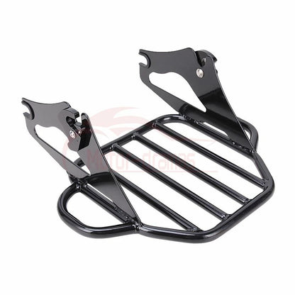 Detachable Tour Two Up Luggage Rack For Harley Road King Electra Glide 2009-2022