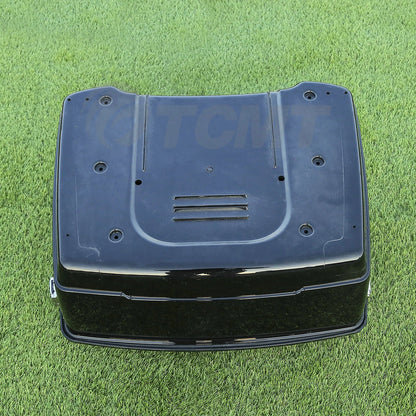 Chopped Trunk Mount Rack Pad Plate Fit For Harley Touring 1997-2008 07