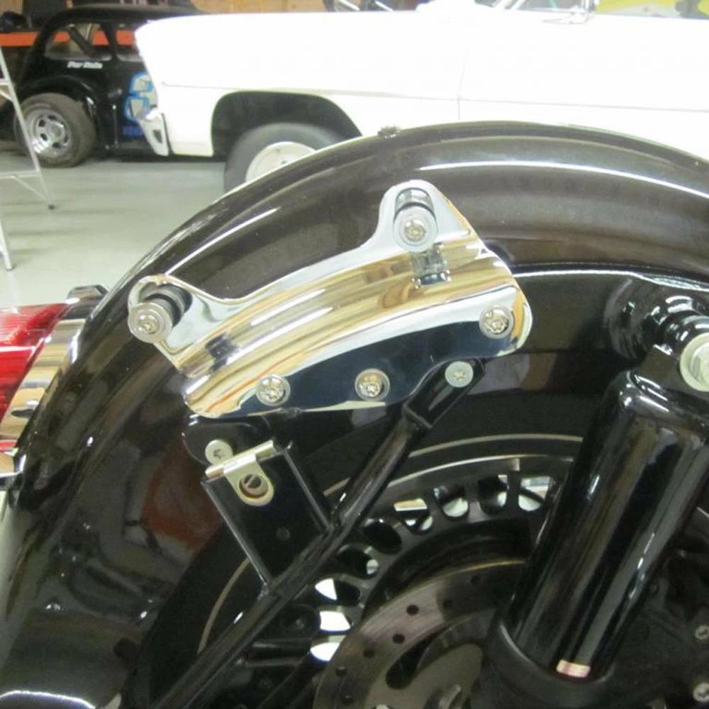 4-Point Chrome Docking Hardware Kit For Harley Touring Road King Glide 14-2020