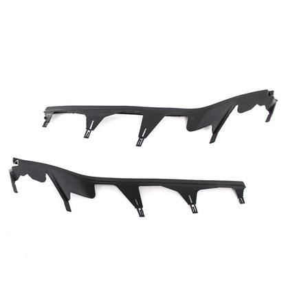 Pair Car Upper Headlight Lamp Cover Strip Trim For BMW 3 Series E46 4 Door 98-01