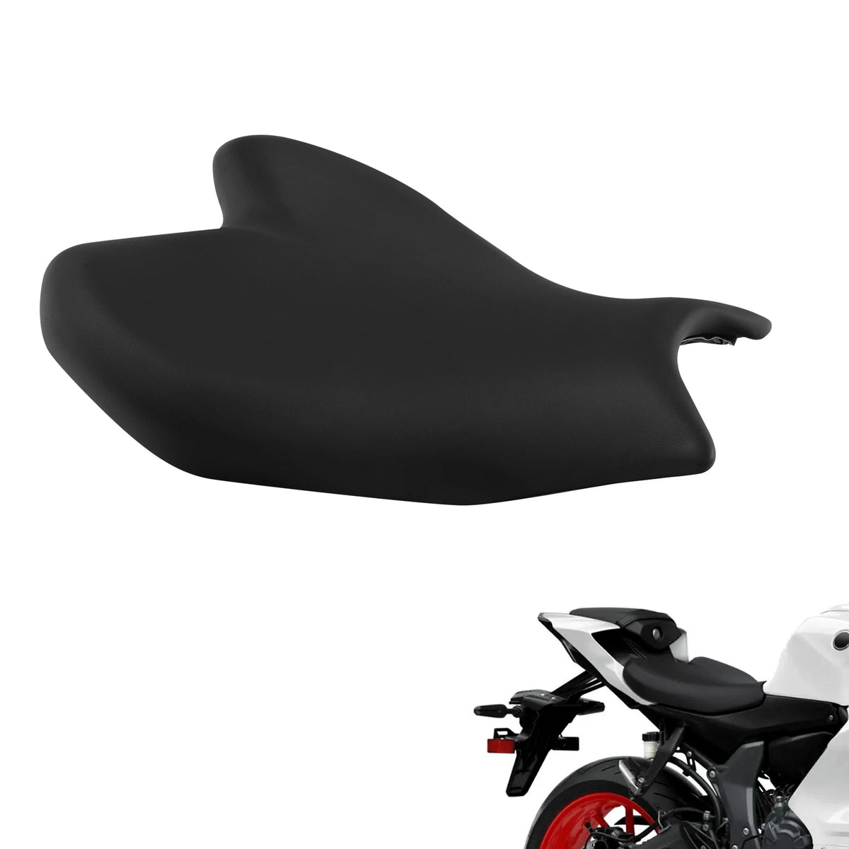 Front Rider Driver Seat Saddle Fit For Yamaha YZF R7 YZF-R7 YZFR7 2022-Up Black