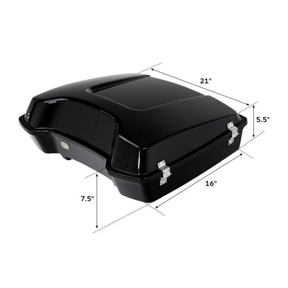 Razor Trunk Backrest Mount Rack Fit For Harley Electra Glide 09-13 12