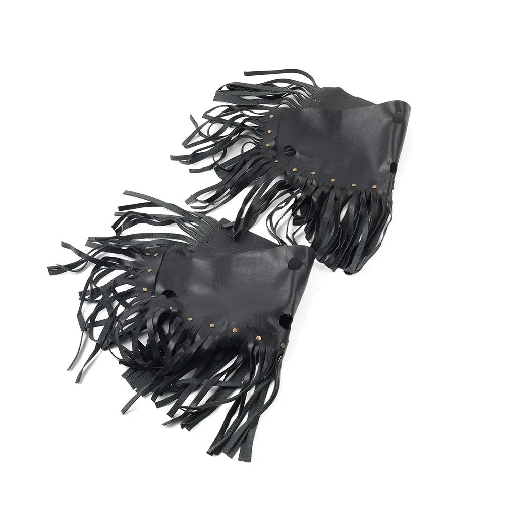 Motorcycle Front Rider Floorboard Fringe Covers For Honda For Yamaha For Harley