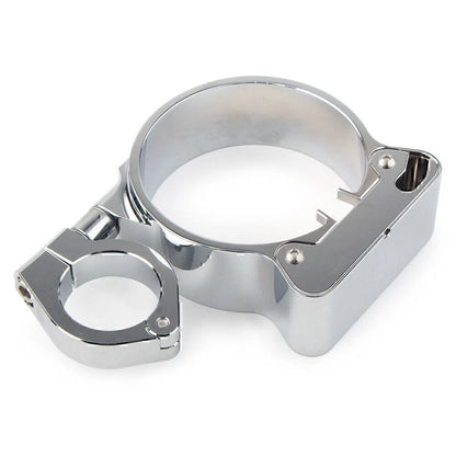 Silver 16" Side Mount Speedo Relocation Bracket For Harley Sportster 1200 883 72