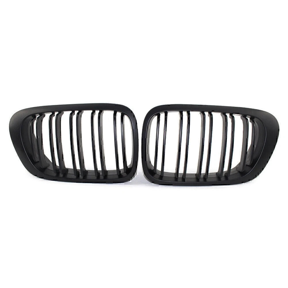 US Double Slat Front Kidney Bumper Grille For BMW 3 Series E46 M3 Cabrio
