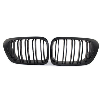 US Double Slat Front Kidney Bumper Grille For BMW 3 Series E46 M3 Cabrio