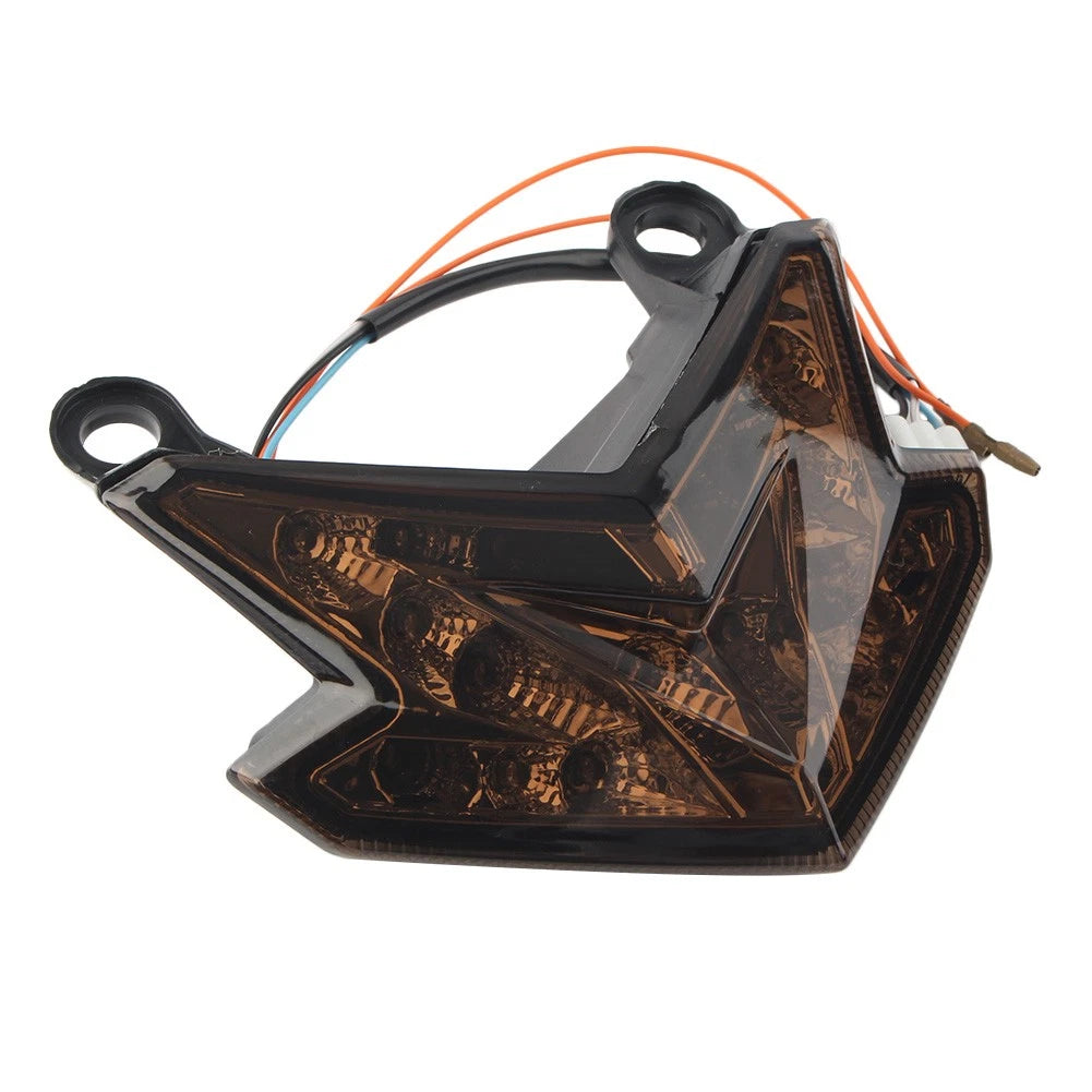 ILED Turn Signal Taillight Tail Lamp Fit KAWASAKI Z125 Z800 ZX-6R NINJA US Black