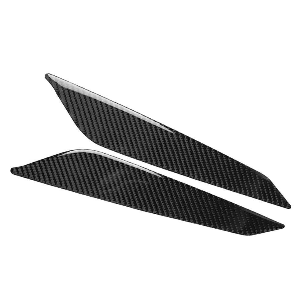 Interior Gear Shift Side Panel Cover Trim Carbon Fiber For Audi A4 B9 2017-2020