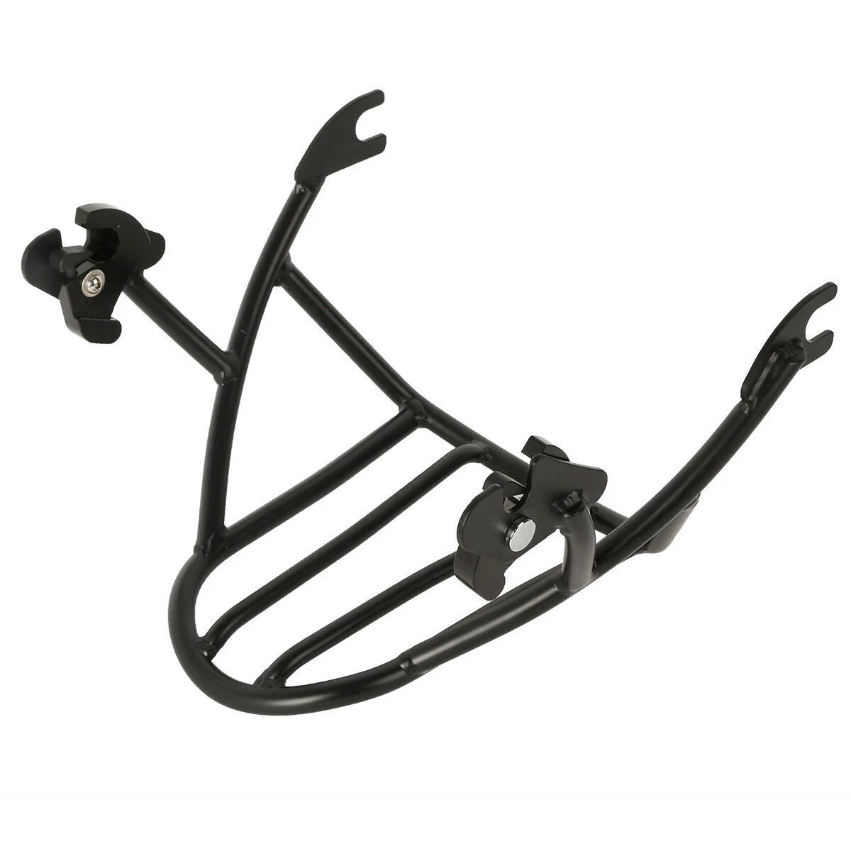 Black Solo Luggage Rack Docking Hardware Kit For Harley Sportster 883 1200 04-22