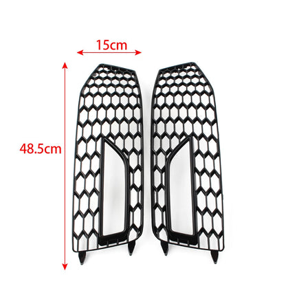 For Audi A4 B8.5 S4 RS4 2013-2015 Front Bumper Grille Cover Honeycomb US