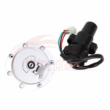 Ignition Switch Fuel Gas Cap Seat Lock Key Set For Honda CBR600F4/F4i 2001-2006