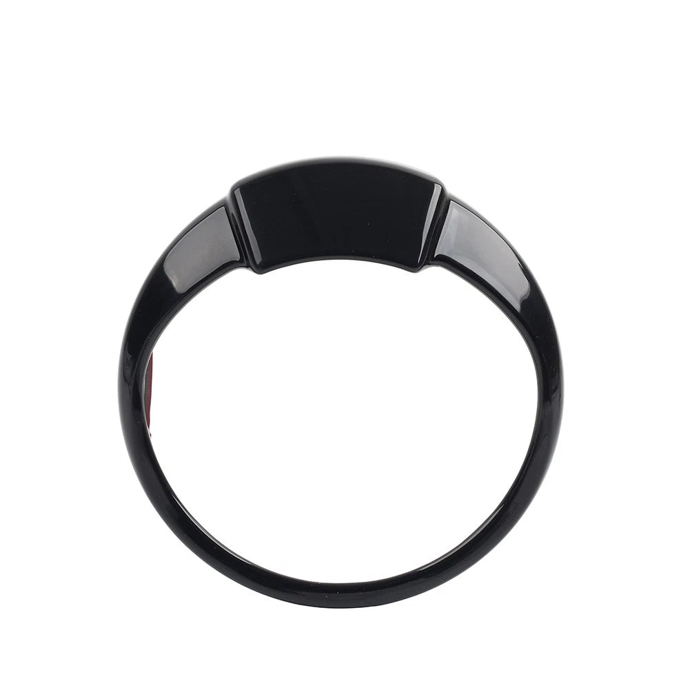 5" Gauge Visor Ring Speedometer Cover Black For Harley Road King Dyna Softail