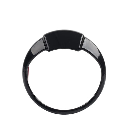 5" Gauge Visor Ring Speedometer Cover Black For Harley Road King Dyna Softail