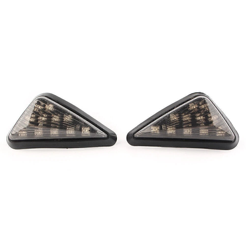 Smoke Turn Signal LED Lamp Amber Light Indicator Fit Kawasaki Ninja ZX6R 1998-06