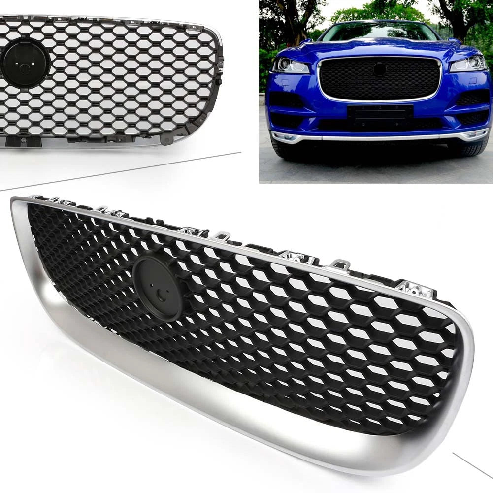 Front Bumper Center Upper Grille For Jaguar XE 2015-2018