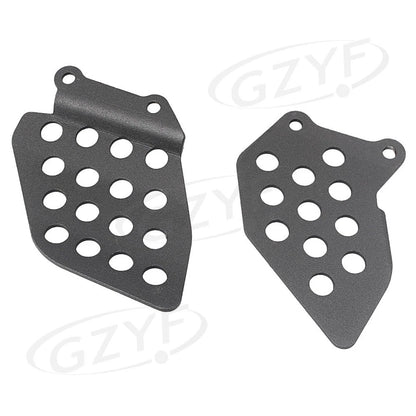 Front Rider Foot Pegs Footrest Bracket Black For Honda CBR600RR 2003 2004 - 2006