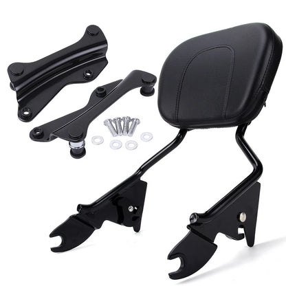 Backrest Sissy Bar w/ Docking Hardware Kit For Harley Street Electra Glide 14-22
