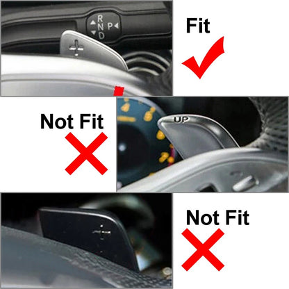 Pair Steering Wheel Shift Paddle Extension For Mercedes-Benz A/B/C/E/S/G/V-Class