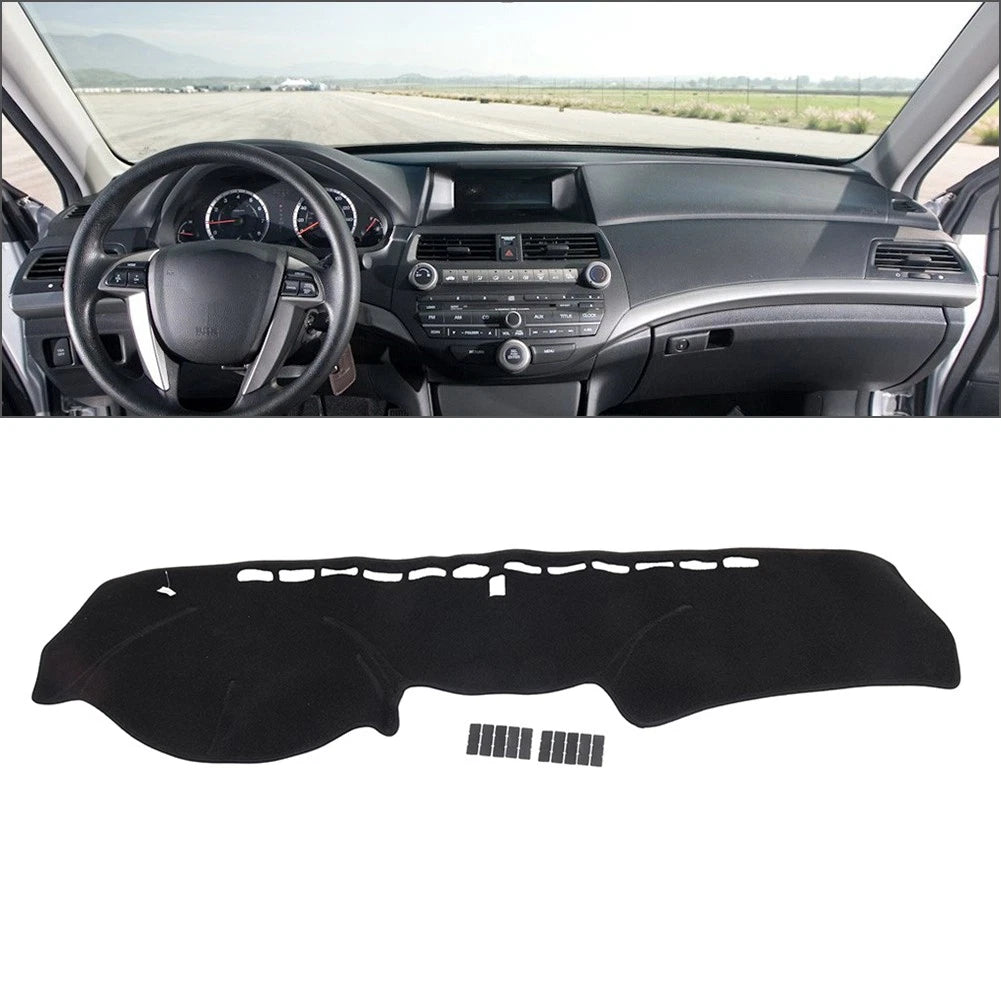 1 Piece Black Dashboard Pad Dash Cover Mat For Honda Accord 2008-2012 LHD