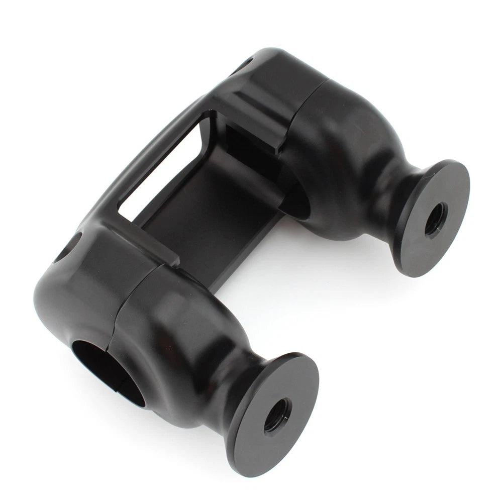 1 1/4" Handlebar 32mm Riser Top Clamp Kit For Harley Softail Street Bob Black