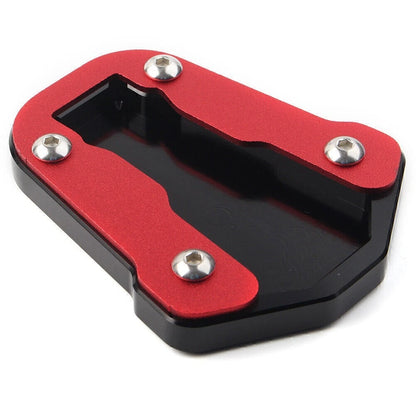 CNC Side Kickstand Enlarge Plate Pad Fit HONDA CRF300L CRF300 Rally 2021 22 Red