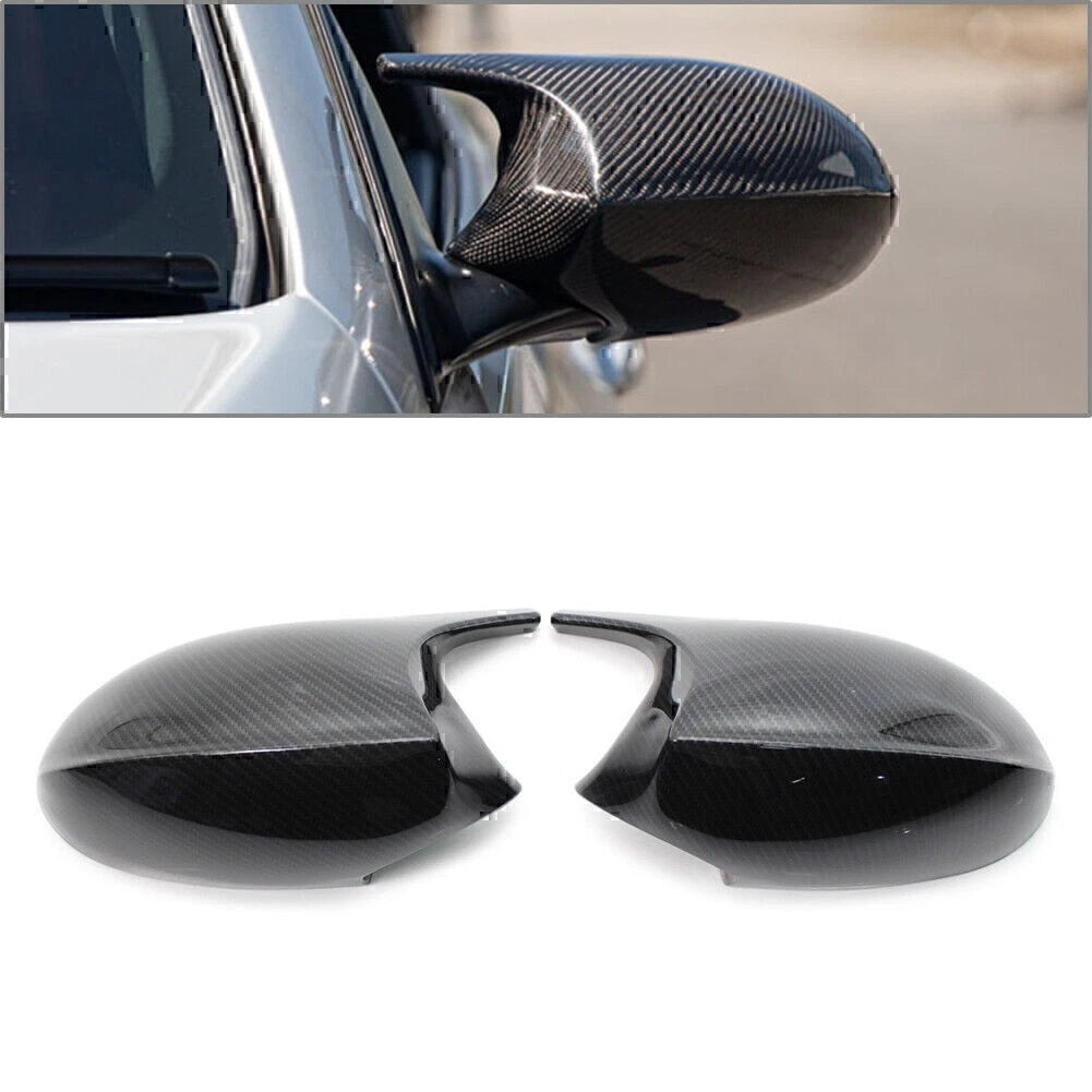 Carbon Rear View Mirror Cover Trim For BMW  3-Series E90 Sedan E91 Touring 05-08